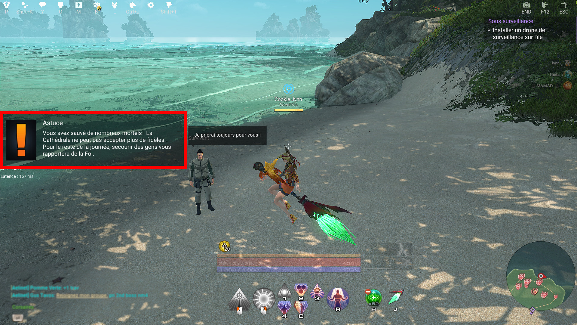 Limite dans le sauvetage des survivants
