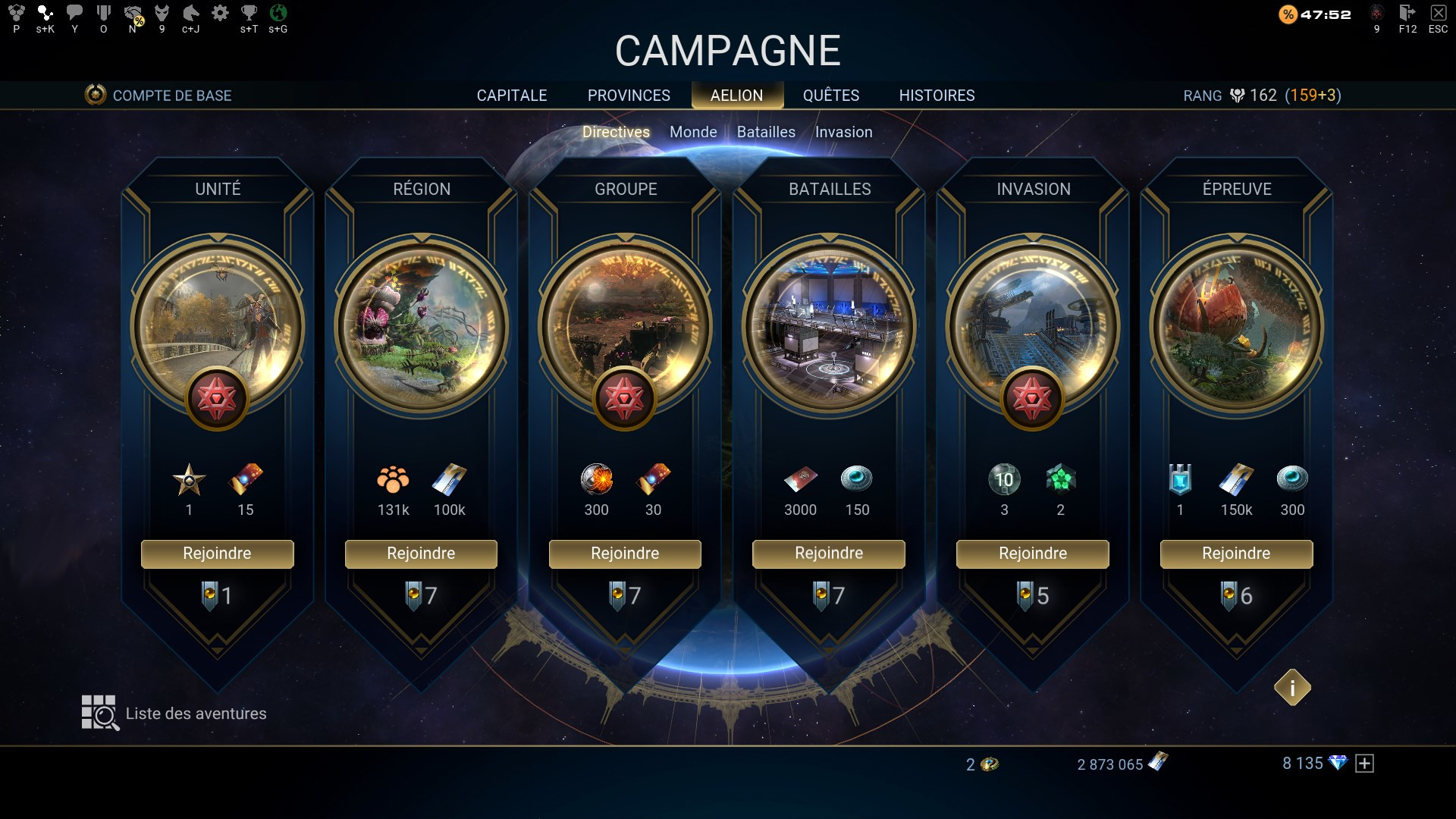 Interface des Directives
