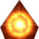 Sphère enflammée
