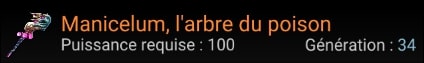 Manicelum, l'arbre du poison