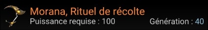 Morana, Rituel de récolte