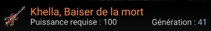 Khella, Baiser de la mort