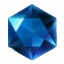 Pierre d'azur bleue